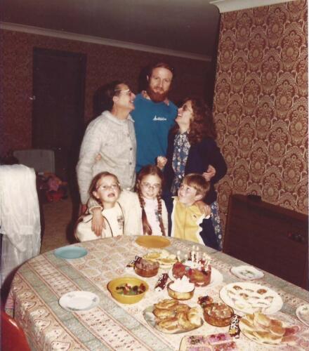 David Flack & family with Mrs Flack