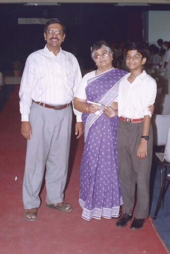 Miss Khanna with two of her students