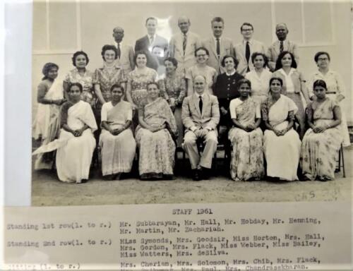Staff 1961