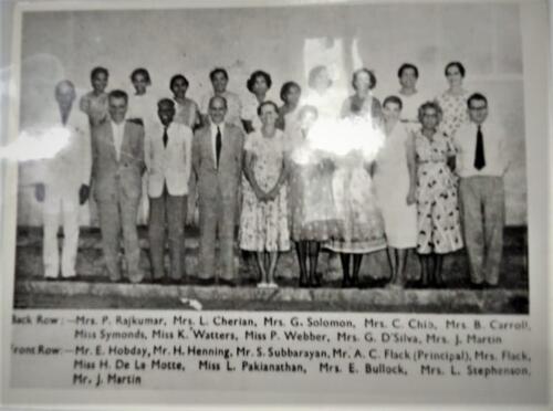Staff 1962