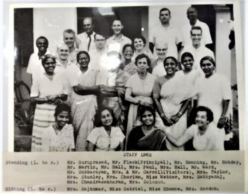 Staff 1963