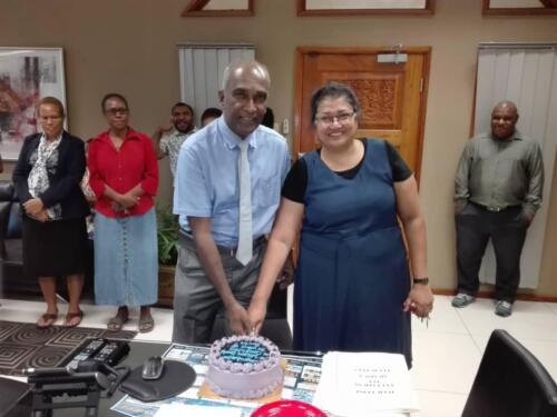 Wilson at his birthday party